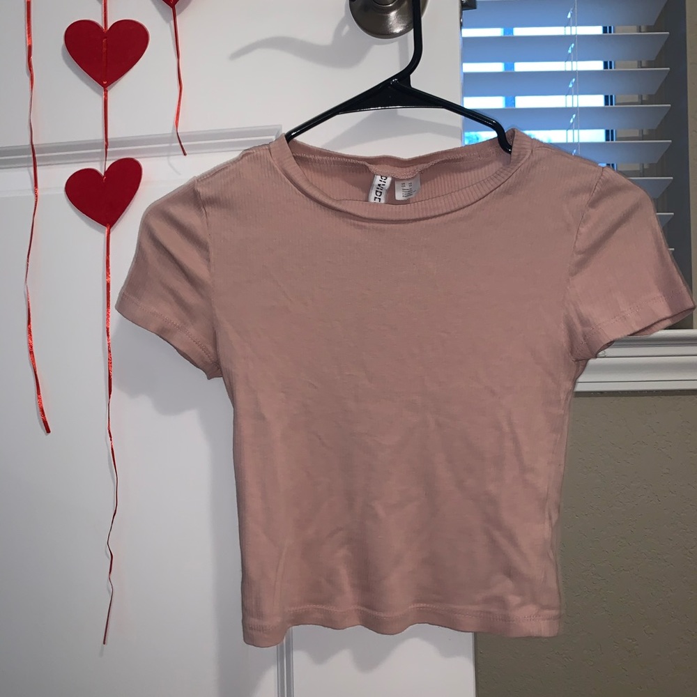 Blush Colored Crop Top